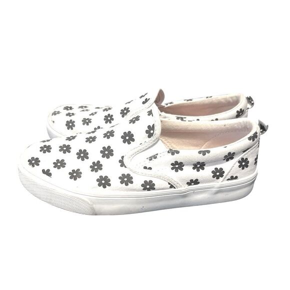 Old Navy Girls Slip On Wild Flowers Sneakers - Picture 3 of 7
